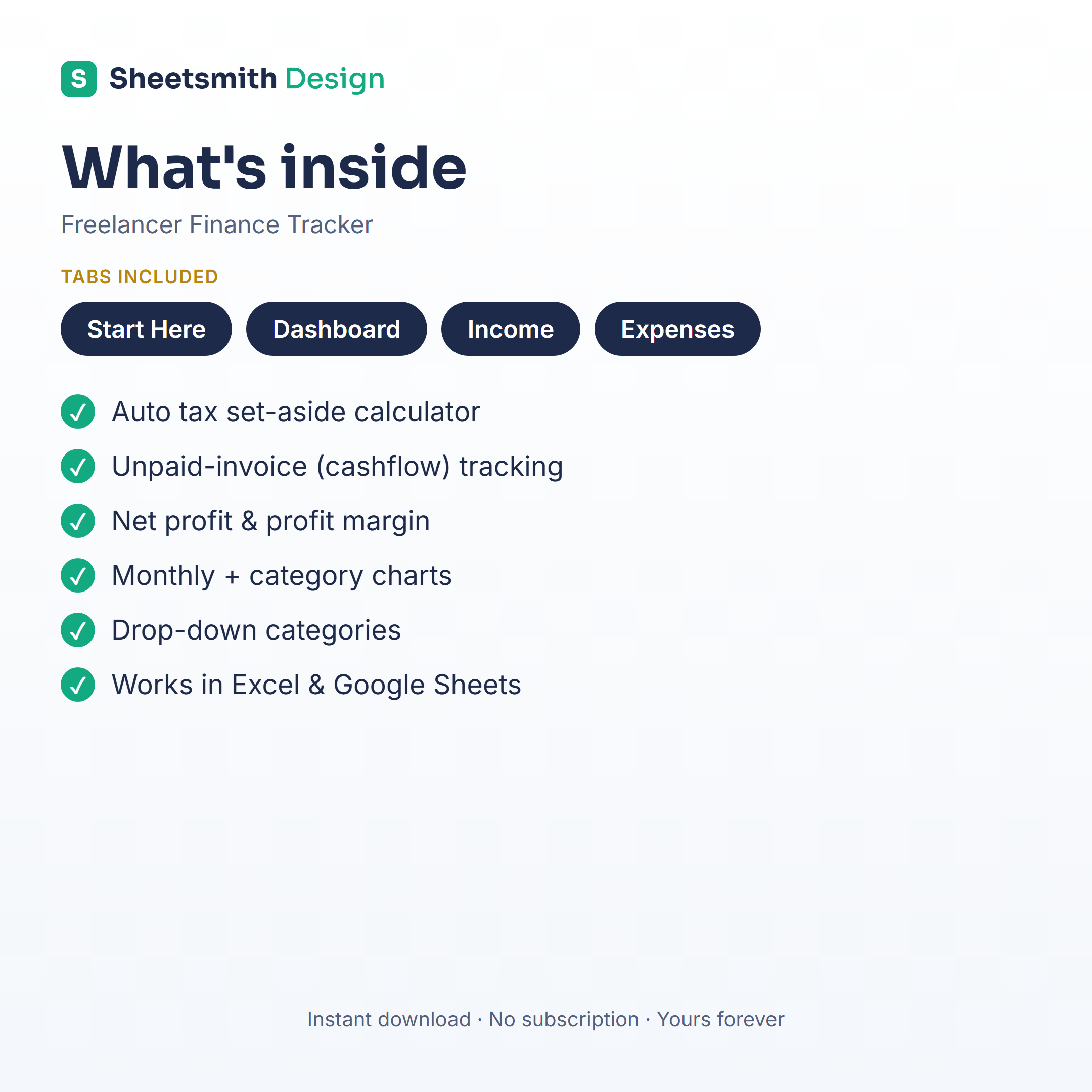 Inside the Freelancer Finance Tracker
